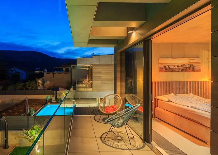 Luxury Pearl 1 With Infinity Pool * Baška